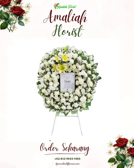 Krans Bunga Duka Kelapa Gading Barat